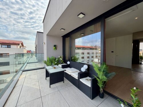Herastrau 2 rooms Lux - Premium penthouse for rent | WIN Herastrau | 4 rooms | 50 sqm terrace - crosspoint-imobiliare.ro