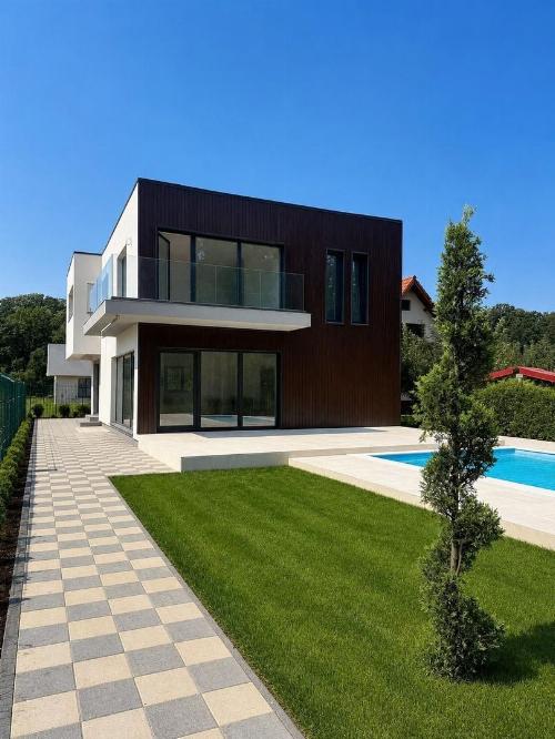 VILA NOUA CU PISCINA SI DESCHIDERE LA PADURE-GHERMANESTI, SNAGOV 2