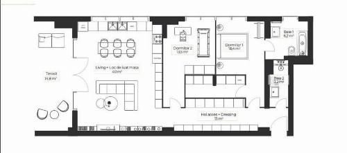 Nu se aplica tva! Design interior custom! Parcare inclusa 14